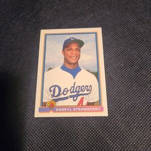 1991 Bowman Baseball  #609 - Darryl Strawberry - Los Angeles Dodgers  91-079